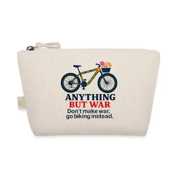 Anything But War - Go Biking Instead - Organic Pouch - nature - Front