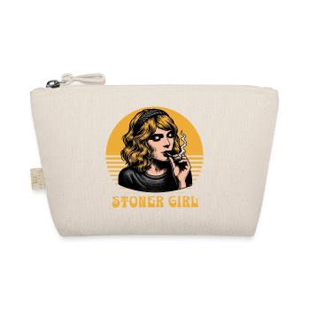 Stoner Girl - Organic Pouch - nature - Front