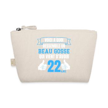 Birthday 22 Years Boy Funny Beau Gosse - Trousse biologique - nature - Devant