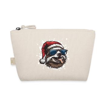 paresseux Noël drôle - Trousse biologique - nature - Devant