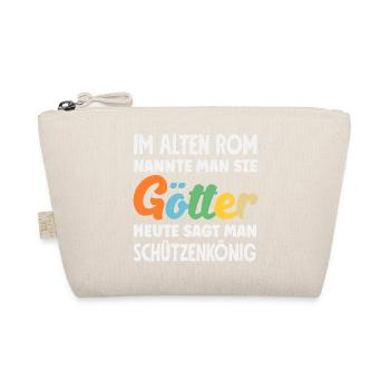 Götter Schützenkönig Lustiger Schützenfest Spruch - Bio-Täschchen - Natur - Vorne