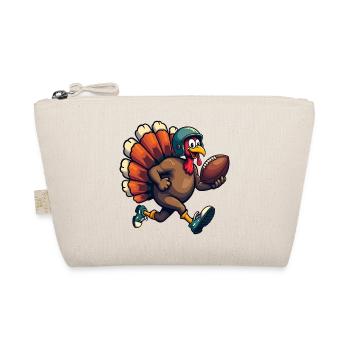 Thanksgiving Football Truthahn - Bio-Täschchen - Natur - Vorne