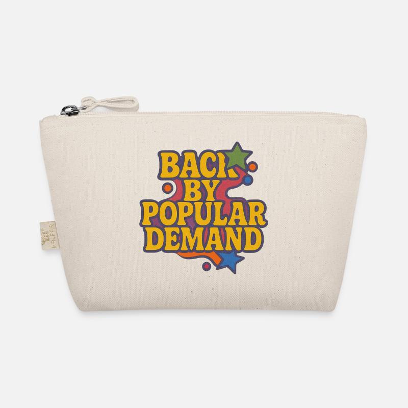 Back by Popular Demand Retro Script Organic Pouch