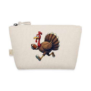 Thanksgiving Football Truthahn - Bio-Täschchen - Natur - Vorne