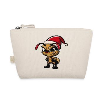 Ant Christmas - Organic Pouch - nature - Front