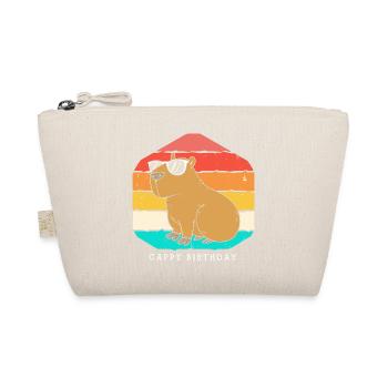 Happy birthday Capybara Alles Gute zum Geburtstag - Organic Pouch - nature - Front