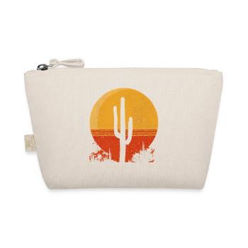 Saguaro Cactus – Motif rétro du soleil du désert - Trousse biologique - nature - Devant