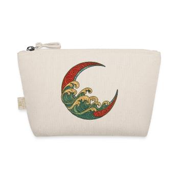 Crescent Wave Mosaic - Organic Pouch - nature - Front