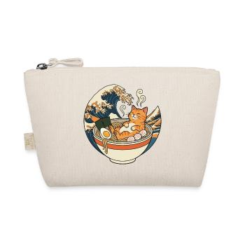 Ramen Katze - Bio-Täschchen - Natur - Vorne