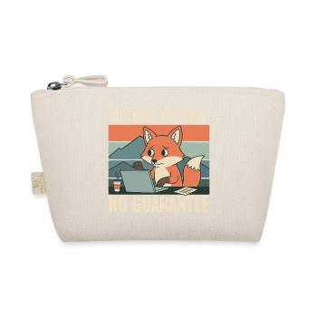 I'll try it – Fox Laptop Humor - Organic Pouch - nature - Front