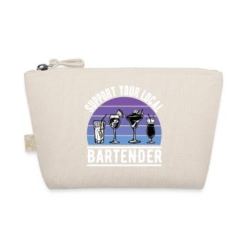 Barkeeper Geschenke Abschied Gastronomie - Bio-Täschchen - Natur - Vorne