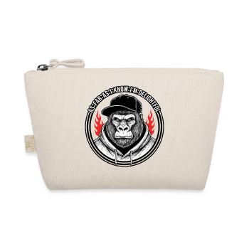 Gorilla Rebel Hoodie Flamme - Bio-Täschchen - Natur - Vorne