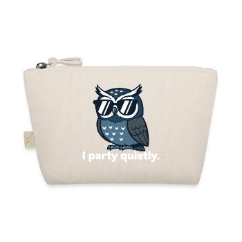 Cool owl with sunglasses - Organic Pouch - nature - Front