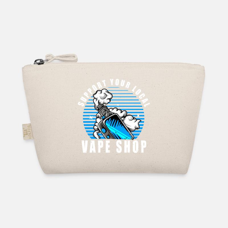 Vape Dampfer E Zigarette Spruch Vaping Geschenk  Bio-Täschchen