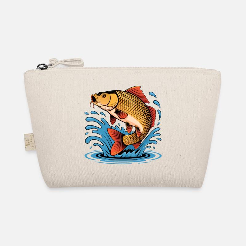 Springender Karpfen  Bio-Täschchen