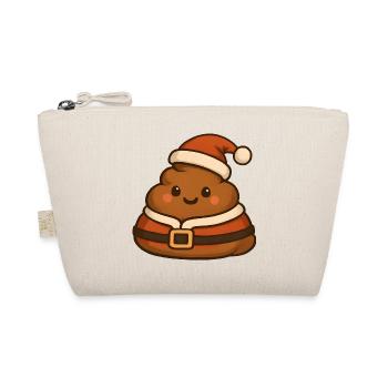 -Weihnachts-Weihnachtsmann Charming - Bio-Täschchen - Natur - Vorne