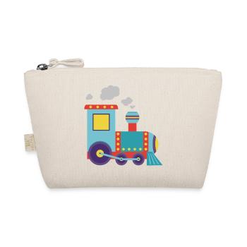 Illustration colorée de train à vapeur jouet - Trousse biologique - nature - Devant