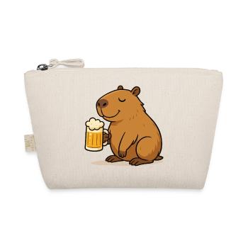 Capybara Bier - Bio-Täschchen - Natur - Vorne