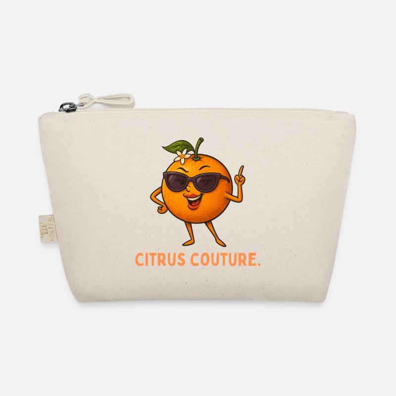 Sun Orange Couture Organic Pouch
