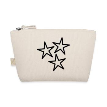 STAR. VALENTINSTAG. HERZ. ICH LIEBE DICH. ICH LIEBE - Bio-Täschchen - Natur - Vorne