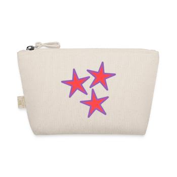 STAR. VALENTINSTAG. HERZ. ICH LIEBE DICH. ICH LIEBE - Bio-Täschchen - Natur - Vorne