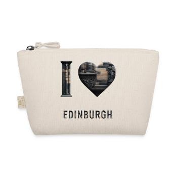 I Love Edinburgh – Stone City Architecture - Organic Pouch - nature - Front