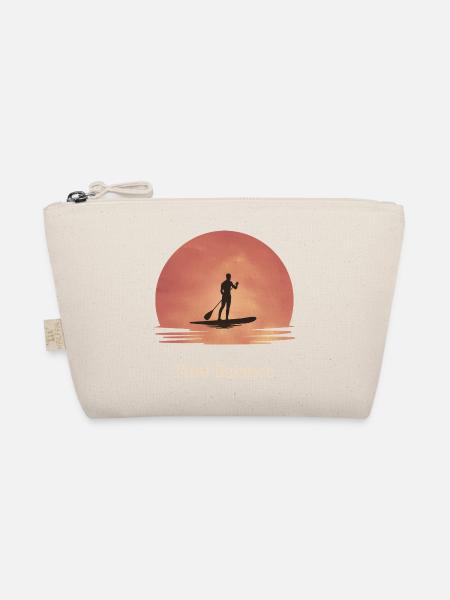 Sunset SUP – Tranquility on the water - Organic Pouch - nature - Front