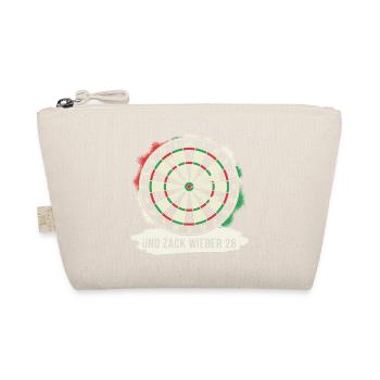 Dart Zack again 26 darts funny saying gift - Organic Pouch - nature - Front