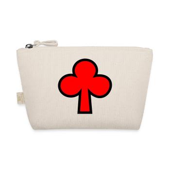 Kreuz_rot - Organic Pouch - nature - Front