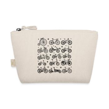 Bicycle tattoo design in the 90s style trend - Organic Pouch - nature - Front