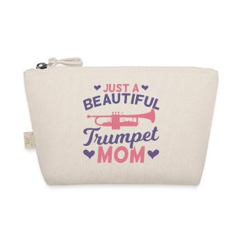 Trumpet player mom - Organic Pouch - nature - Front