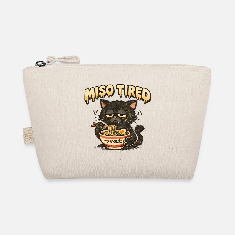 Miso Tired – Müde Katze isst Ramen Bio-Täschchen