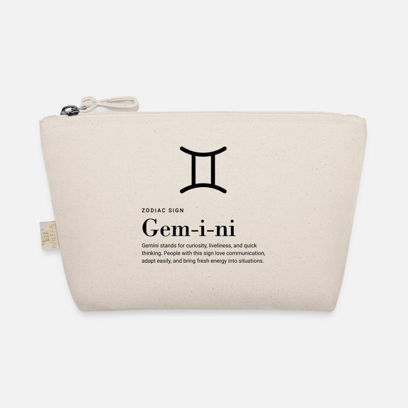 Gemini - Zodiac sign Bio-Täschchen