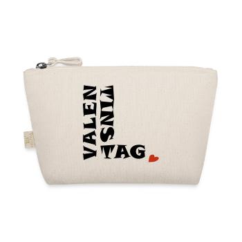 Valentinstag mit Herz - Bio-Täschchen - Natur - Vorne