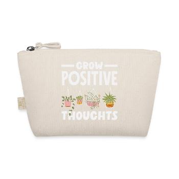 Grow Positive Thoughts Plant Lover - Organic Pouch - nature - Front