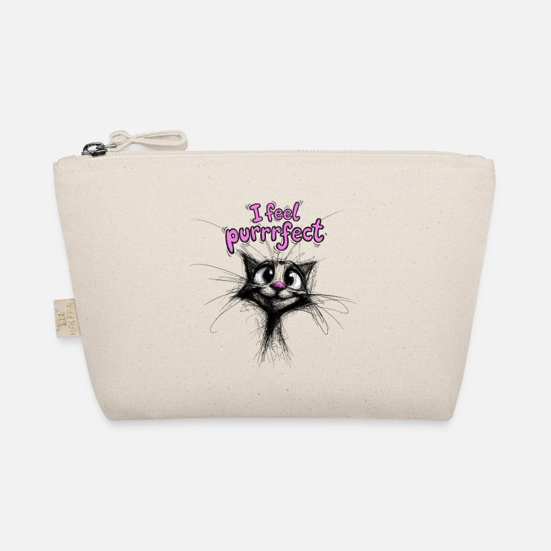 Niedliche Kitten - I feel purrrfect Bio-Täschchen