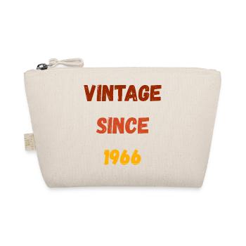 1966 Birthday - Vintage since 1966 - Organic Pouch - nature - Front