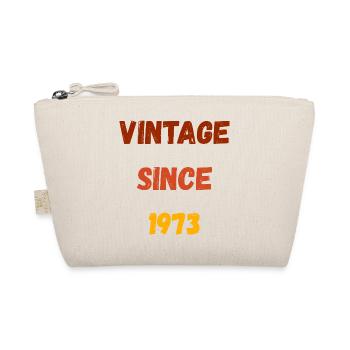 1973 Birthday - Vintage since 1973 - Organic Pouch - nature - Front