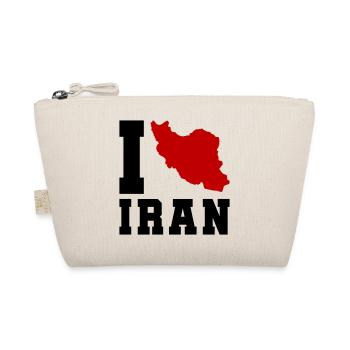 I Love Iran - Bio-Täschchen - Natur - Vorne