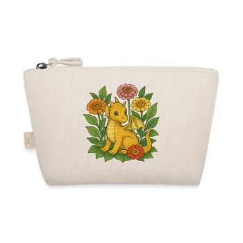 Golden Dragon in Bloom - Organic Pouch - nature - Front