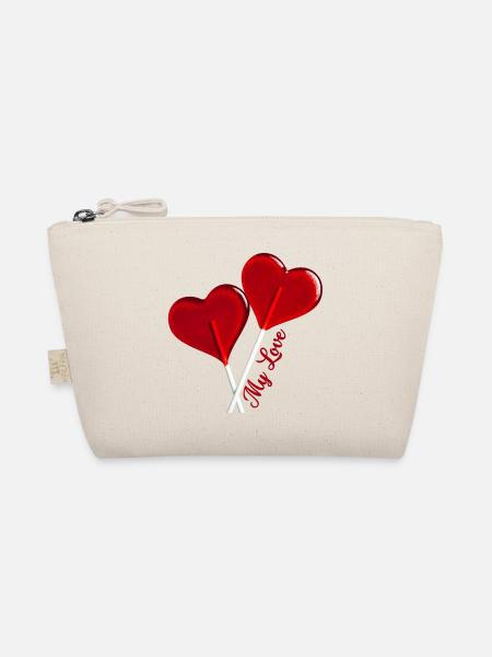 My Love déclaration d'amour - Trousse biologique - nature - Devant