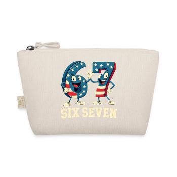 US Flag 67 Memes Six Seven - Organic Pouch - nature - Front