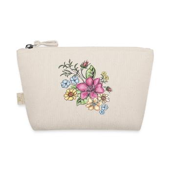 Floral floral pattern - Organic Pouch - nature - Front