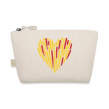 Cœur Frites - Trousse biologique - nature - Devant