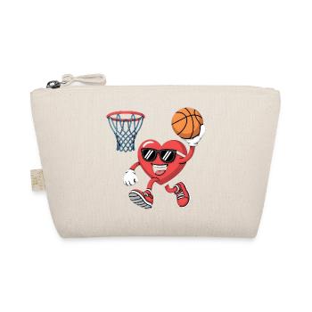 Drôle de maillot de basket de basket de la Saint-Valentin pour garçons - Trousse biologique - nature - Devant