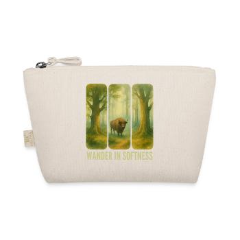 Wandering Bison in the Forest - Organic Pouch - nature - Front