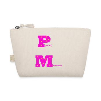 Maman poney rose avec des étoiles - Trousse biologique - nature - Devant
