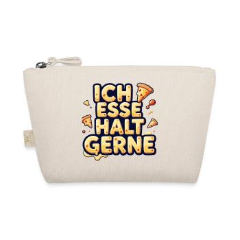 I just like to eat pizza - Organic Pouch - nature - Front