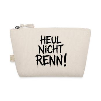Heul nicht Renn! - Bio-Täschchen - Natur - Vorne
