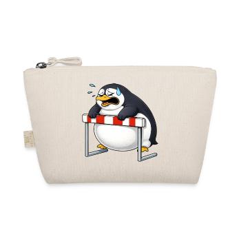 Mignon, pengouin cartoon, drôle de barrière antisportive - Trousse biologique - nature - Devant